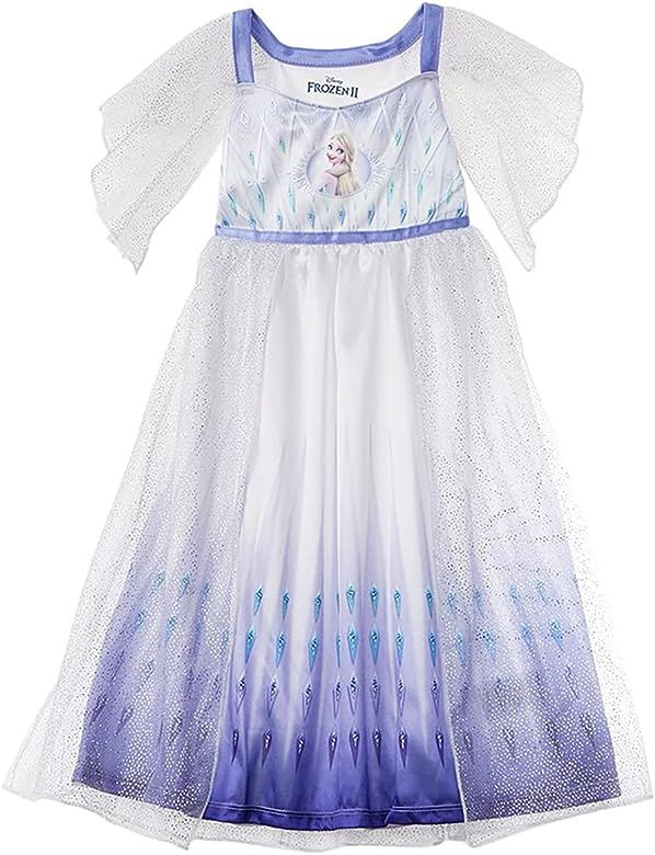 AME Sleepwear Girls' Frozen II Elsa Magical Dress Up Toddler Nightgown | Amazon (US)