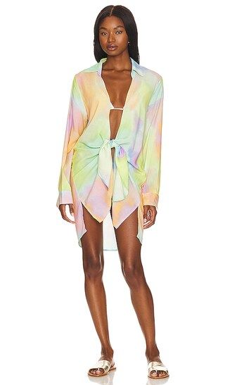 Millie Tie Cover Up in Sunrise | Revolve Clothing (Global)