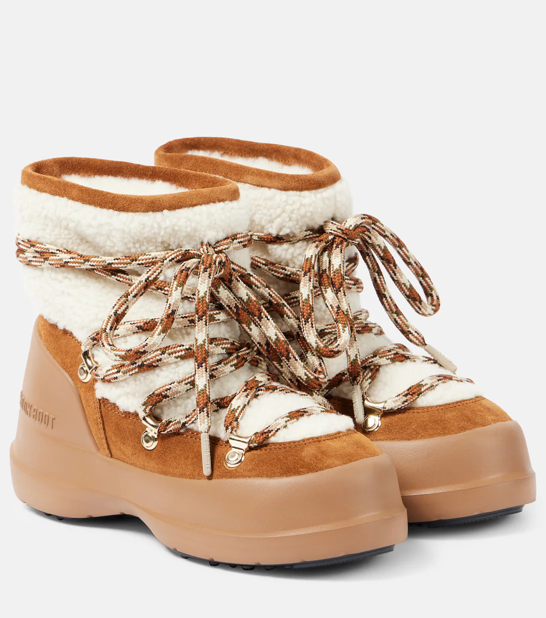 Luna Low shearling and suede snow boots | Mytheresa (US/CA)