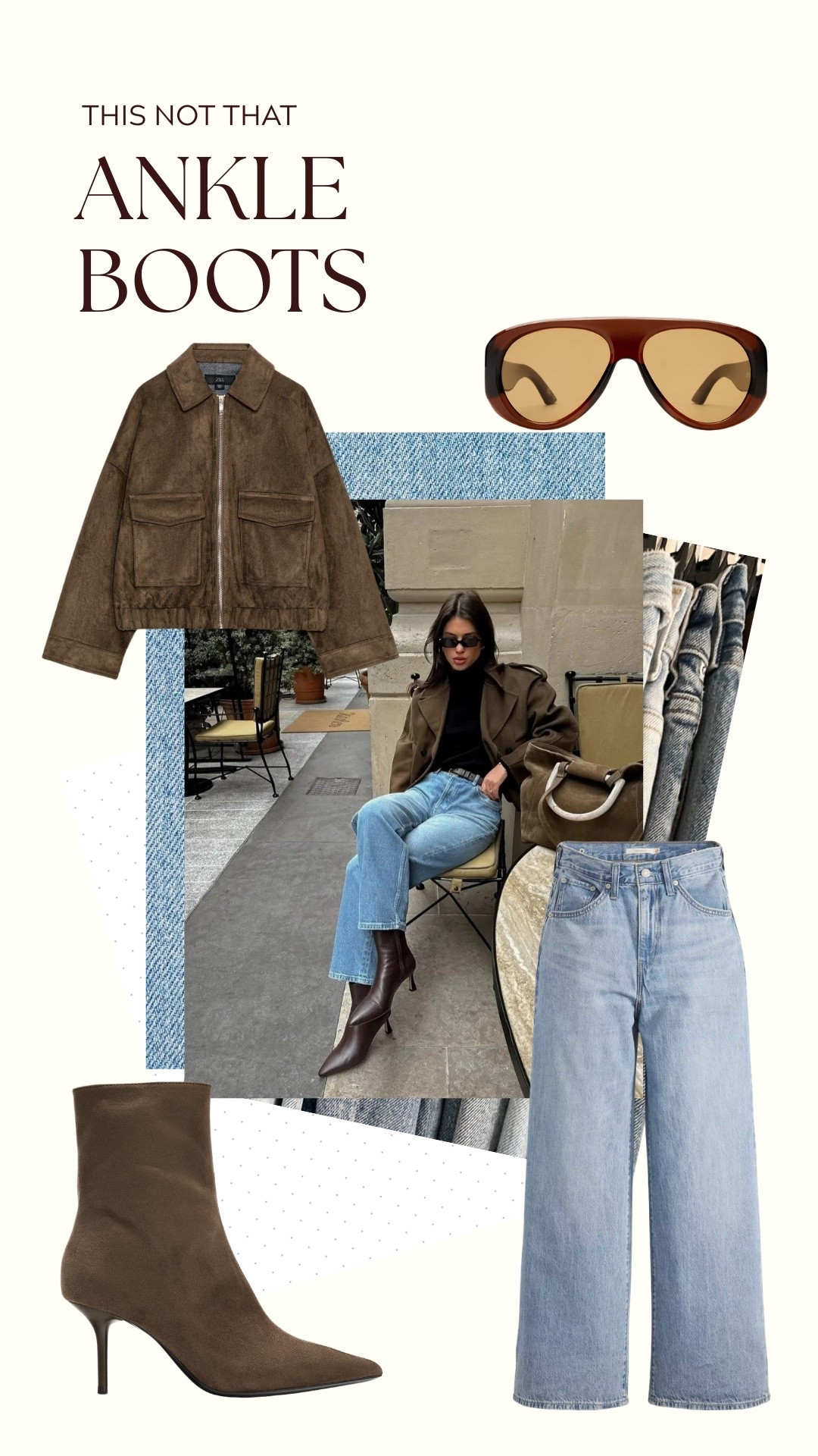 Now for a little personality ✨
Add unique sunglasses, a pop of suede, and one unexpected texture to elevate the look—small details, big impact.

#LTKPetite #LTKootd #LTKSeasonal