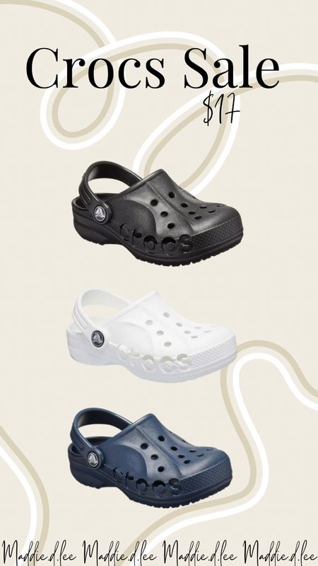 TODDLER KID CROCS SALE 

#LTKshoecrush #LTKfamily #LTKkids