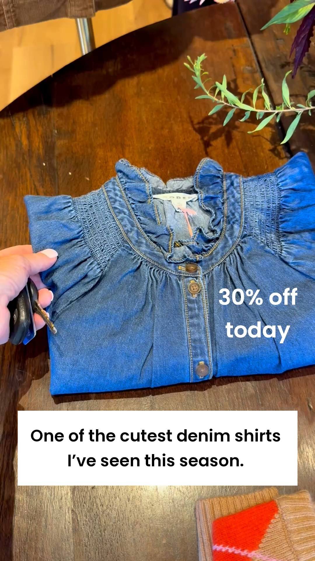 Yes please!!!! You’ve got to get this denim shirt!!!

#LTKgrwm #LTKdayinmylife #LTKSaleAlert