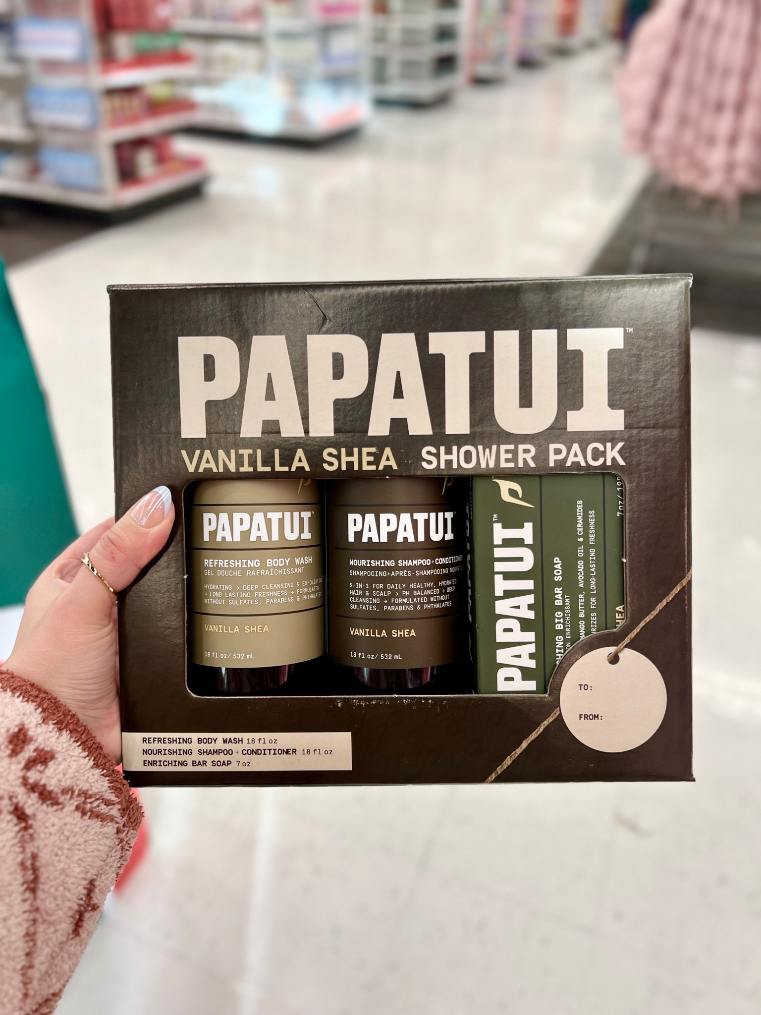 Papatui Holiday Men's Care Shower Pack with Body Wash, Bar Soap and 2-in-1 Shampoo + Conditioner Gift Set - Vanilla Shea - 3ct

#LTKGiftGuide #LTKHoliday #LTKMens