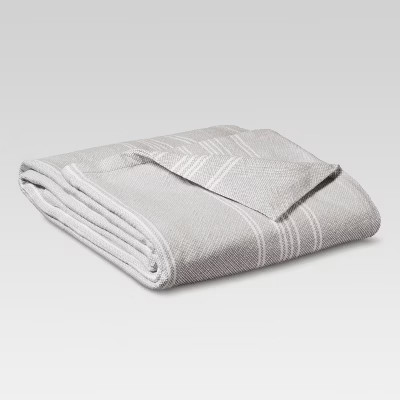Yarn Dye Stripe Ringspun Cotton Blanket - Threshold™ | Target