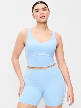 StudioSmooth Seamed Longline Top | Old Navy (US)