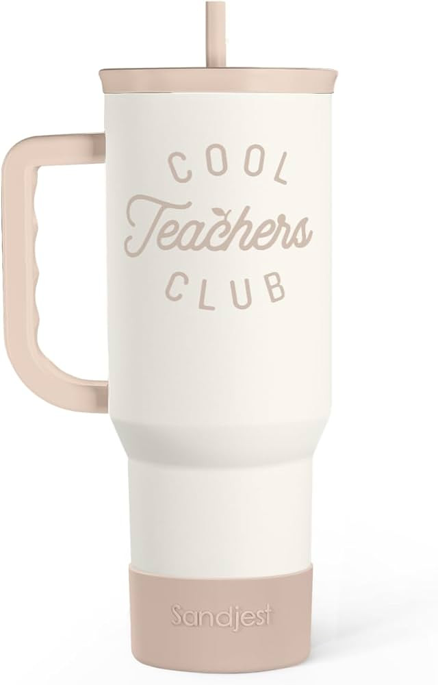 Teacher Appreciation Gift for Women – Stainless Steel Insulated Tumbler with Handle - Teachers ... | Amazon (US)