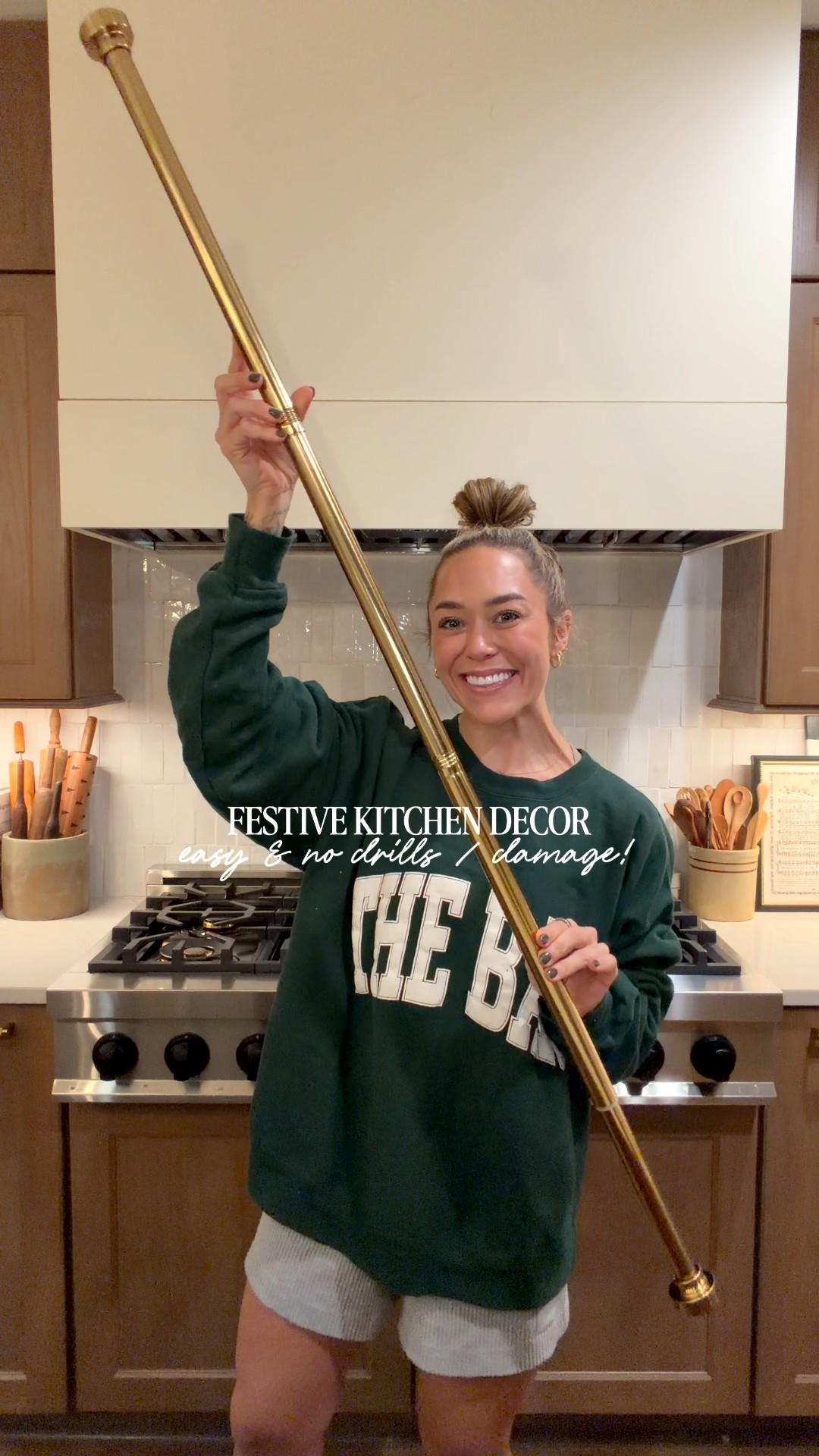 One of my favorites for the holiday season🔔🎄✨ & so easy!!! I’m using a tension shower rod here instead of the rod it came w/ so I don’t need to drill holes, & then added the bells! 🤌🏼 tis the season! 

Home decor / holidays / cozy kitchen / jingle bells / stovetop decor / amazon holiday / Holley Gabrielle 

#LTKHome #LTKHoliday #LTKFindsUnder100