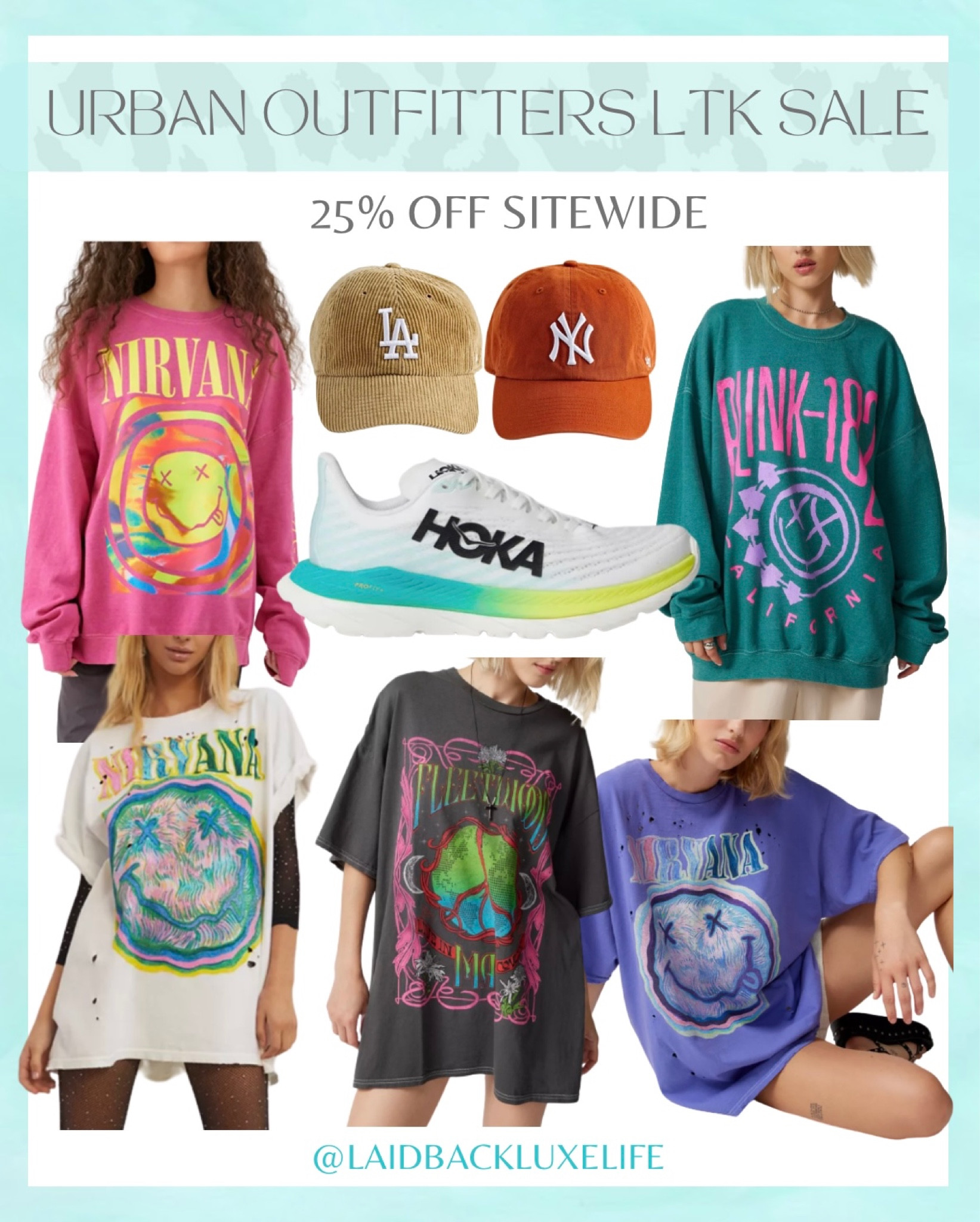 Urban Outfitters Fall Sale, LTK Sale, Urban Outfitters Sale, Sale, Urbans, oversized graphic tee, oversized sweatshirt, HOKA, sneakers, baseball cap, corduroy hat, fall outfit, Urban Outfitters sale 25% off sitewide! Urbans has the best oversized graphic tees and sweatshirts! @urbanoutfitters #LaidbackLuxeLife

Follow me for more fashion finds, beauty faves, lifestyle, home decor, sales and more! So glad you’re here!! XO, Karma

#LTKSale 

#LTKSeasonal #LTKsalealert