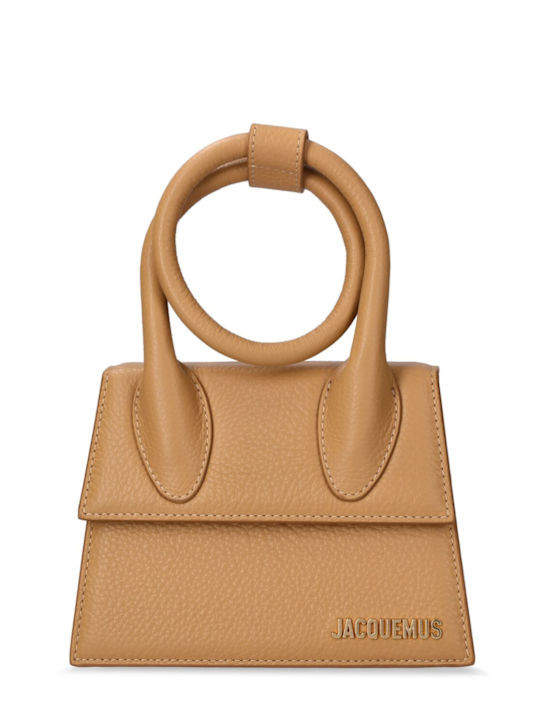 Le Chiquito Noeud leather top handle bag | Luisaviaroma