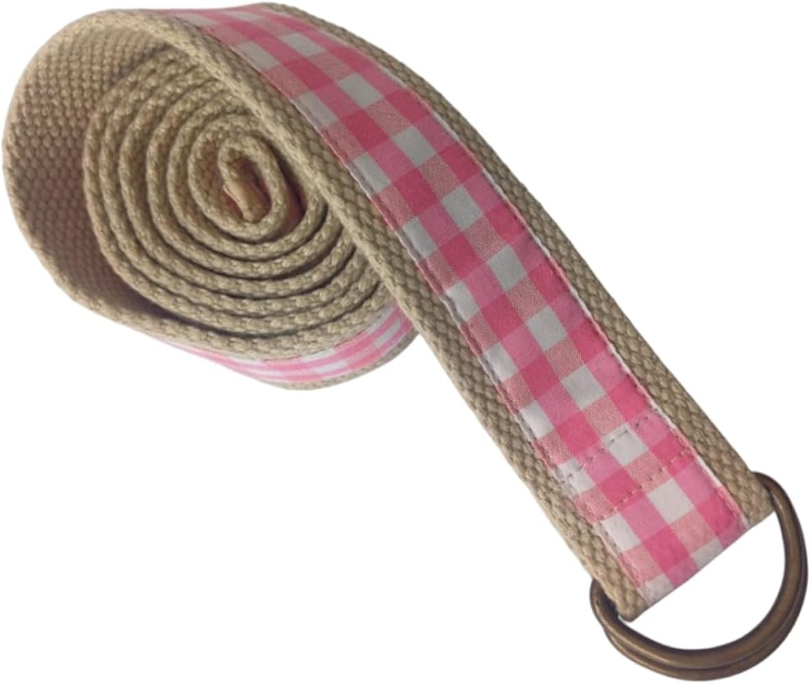 KVR Women's Clothing Fashion Accessories - Women's Belts, Cotton Webbing D Ring Boho Dress Belt, ... | Amazon (US)