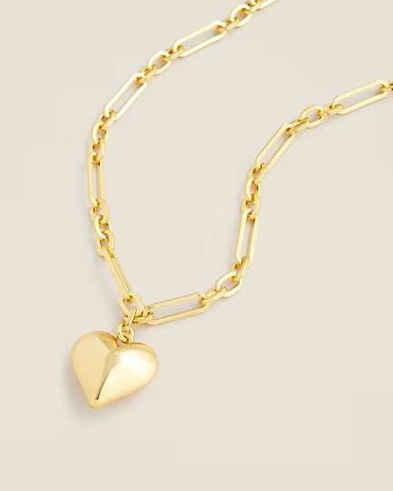 Heart pendant necklace | J. Crew US