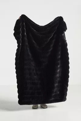 Arden Faux Fur Throw Blanket | Anthropologie (US)