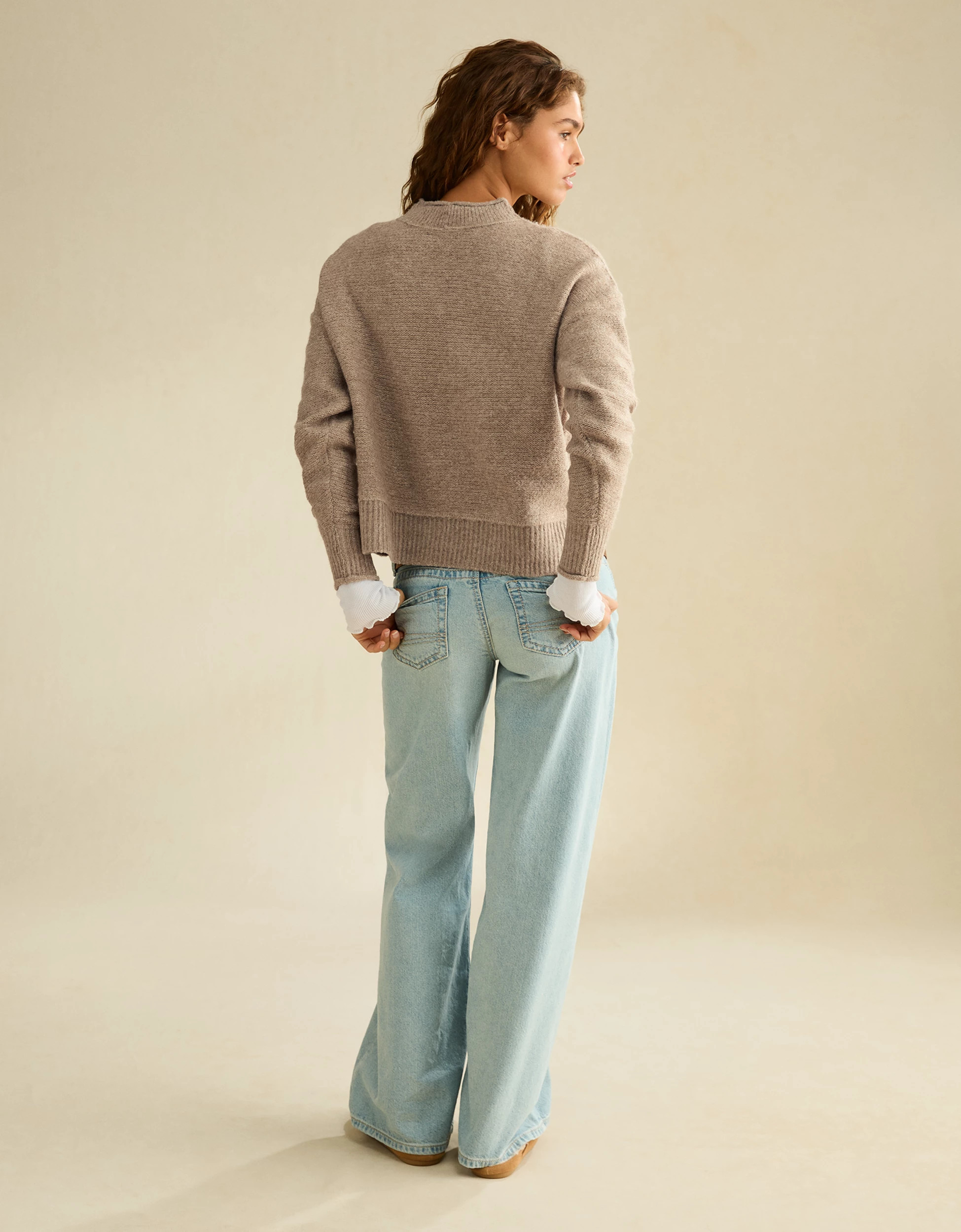 AE Whoa So Soft Cropped Sweater | American Eagle Outfitters (US & CA)