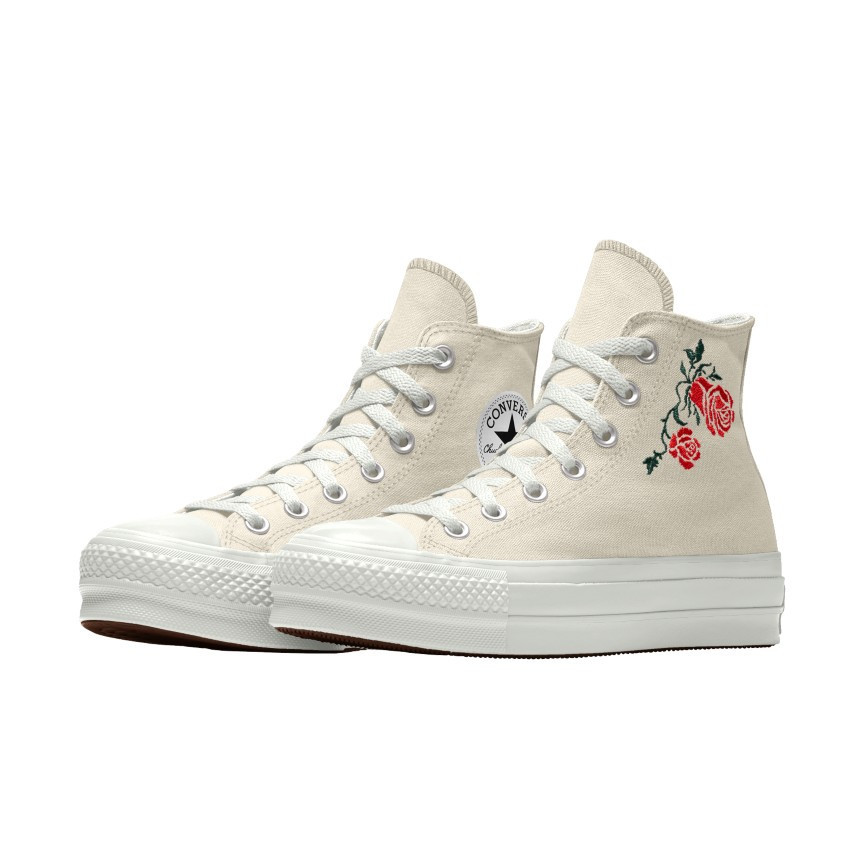 Custom Chuck Taylor All Star Lift Platform Embroidery By You | Converse (US)