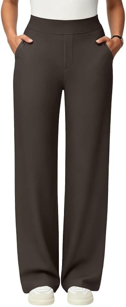 JEKAOYI Womens Yoga Pants Loose Straight Leg Workout Gym Leggings | Amazon (US)