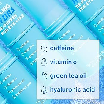 wet n wild Cooling Hydra De-Puffer, Soothing Face Makeup Primer Stick with Vitamin E & Caffeine, ... | Amazon (US)