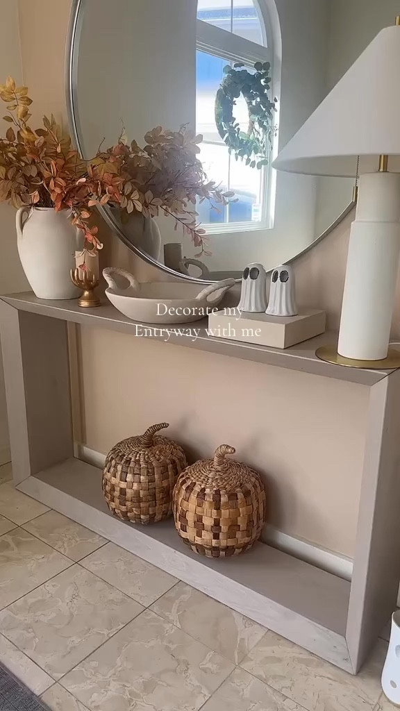 Decorate my entryway with me: fall edition 🍂 
•
•
•
#falldecor #entrywaydecor #cozyhomevibes #neutralhome #homedecorideas #simplefalldecor

#LTKHome #LTKSeasonal #LTKSaleAlert