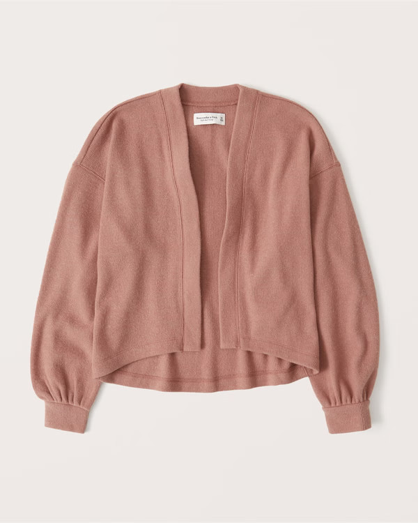 Cozy Cropped Cardigan | Abercrombie & Fitch (US)