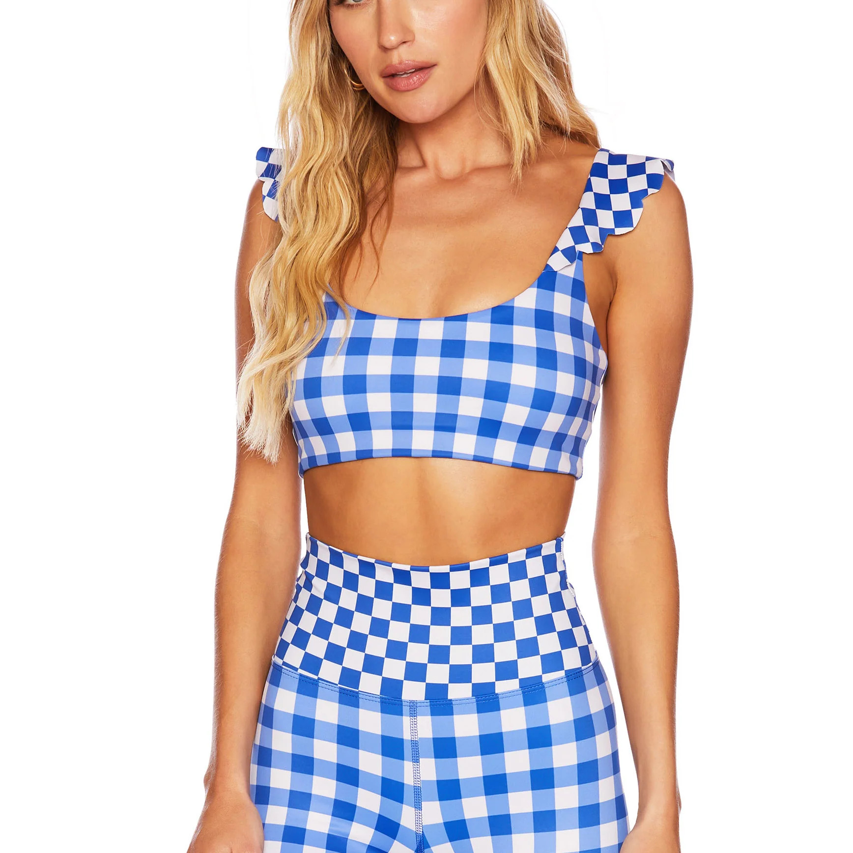 Audrey Top - Dazzling Check | simplyWORKOUT