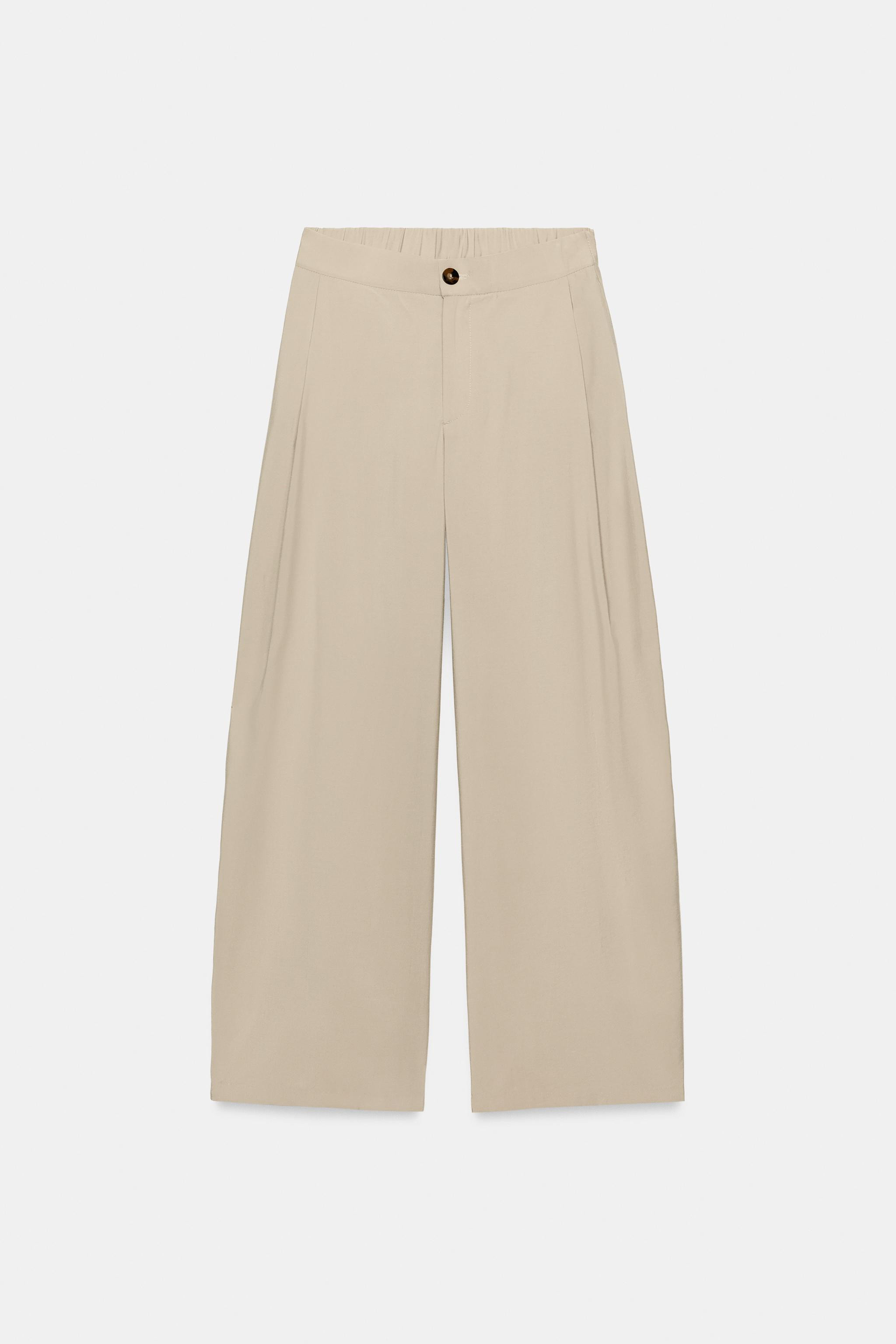 FLOWY BARREL PANTS | Zara US