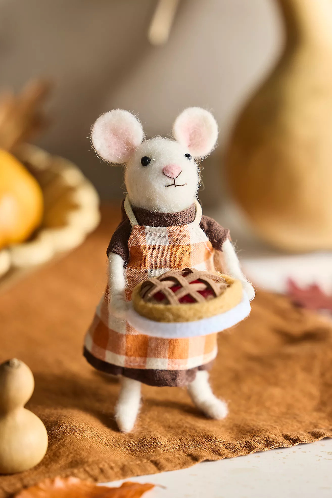 Pie Mouse Felt Critter | Anthropologie (US)