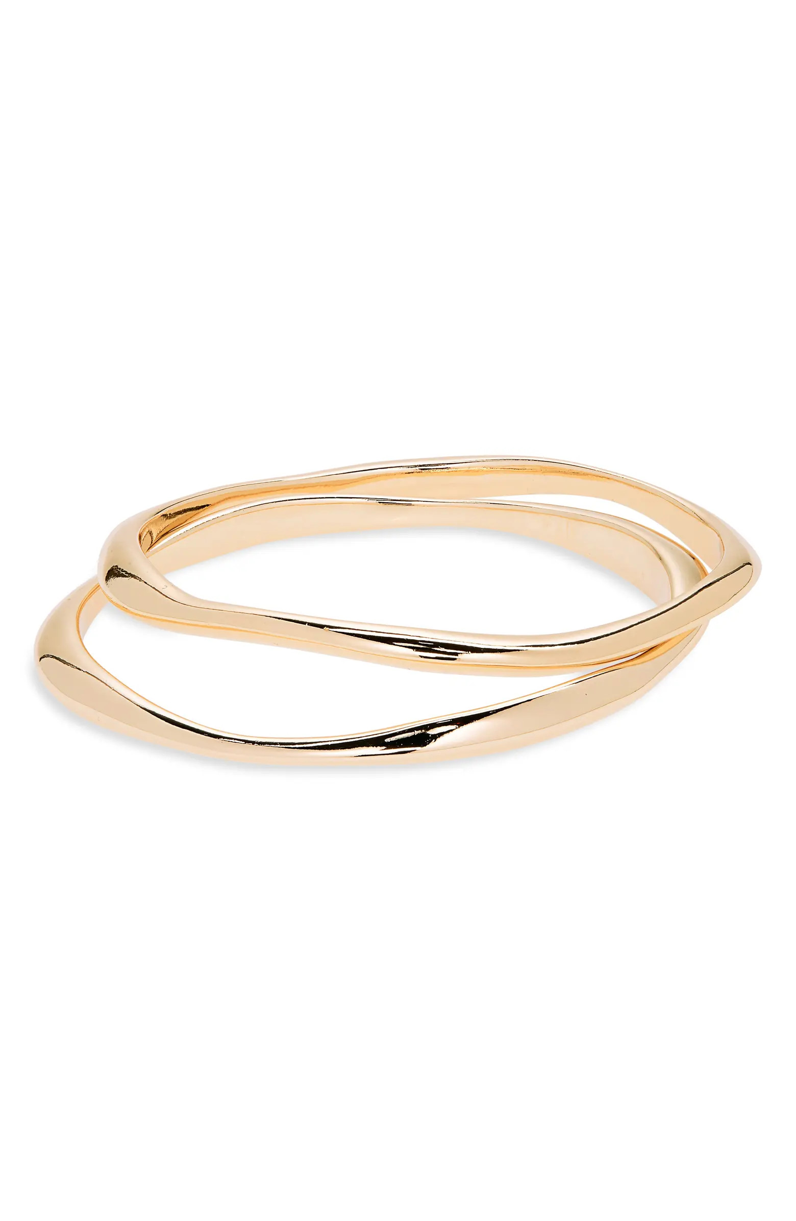 Set of 2 Polished Bangles | Nordstrom