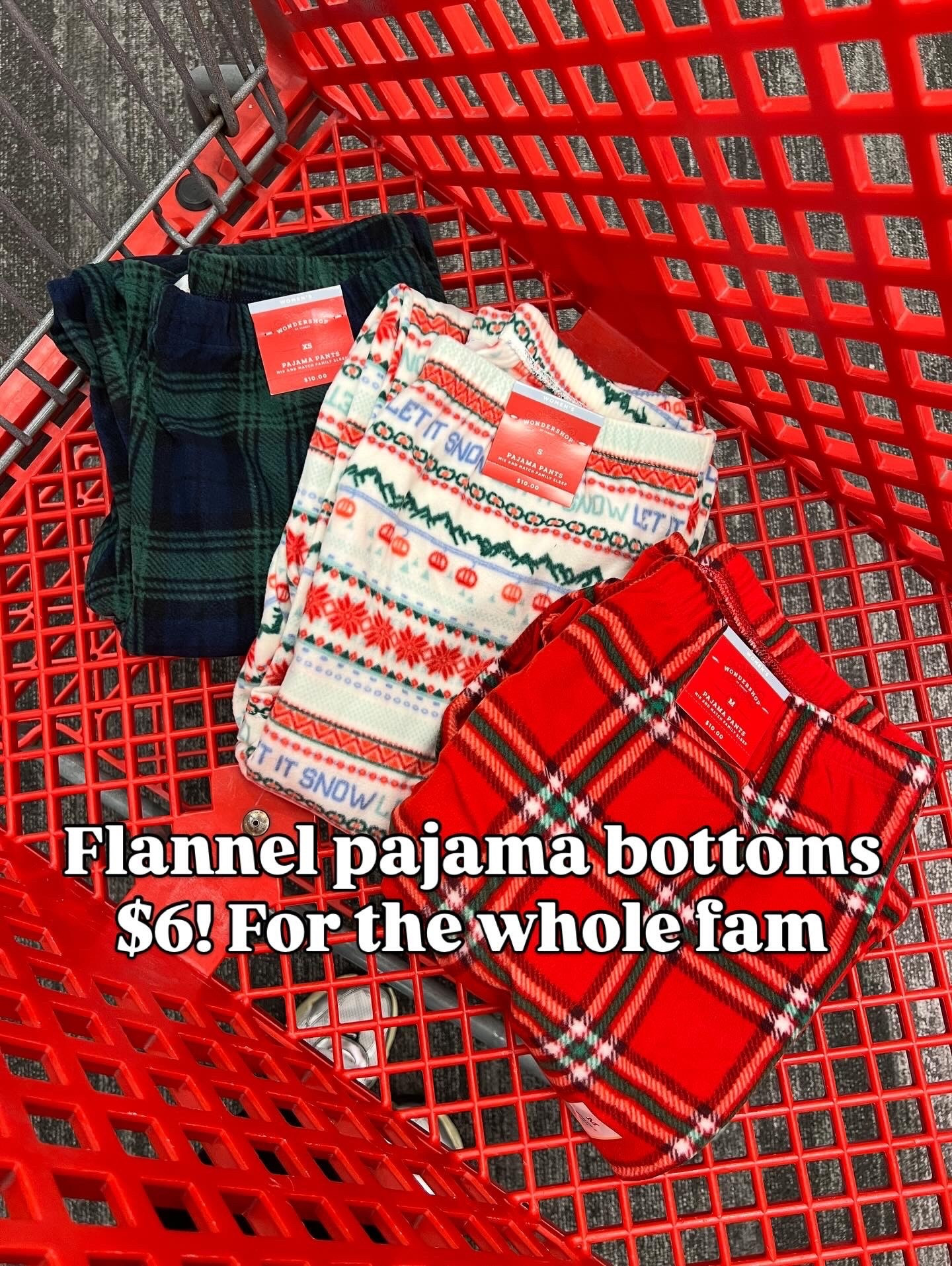 Flannel pajama bottoms for the whole family at Target, I grabbed a pair for one of my kiddos who needed new pjs! $6

#LTKKids #LTKHoliday #LTKFindsUnder50