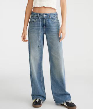 Low-Rise Baggy Wide Leg Jean | Aeropostale