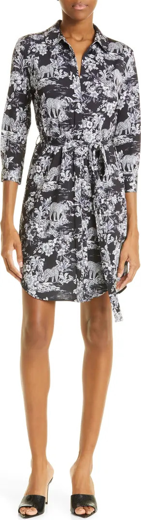 Addison Floral Print Shirtdress | Nordstrom