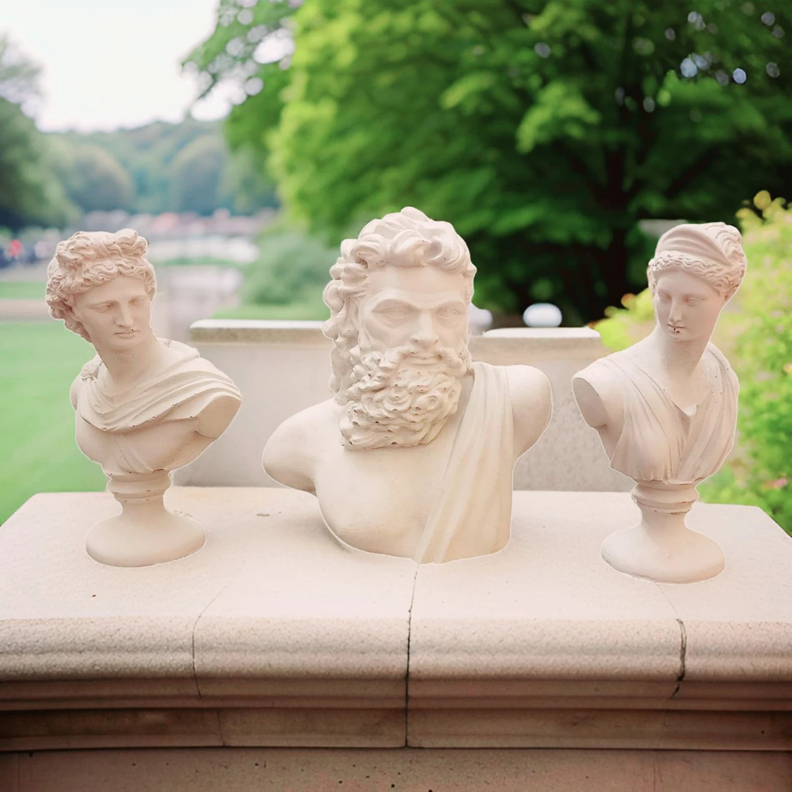 Paintable Greek God Bust: Apollo, Zeus, Artemis Shrine Statue | Etsy (Global)
