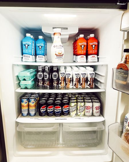 Buying this garage refrigerator was the best thing we ever did 🙌🏼

My husband loves it for his milk, eggs, pop and protein drinks & I love it for storing back ups of products and condiments that we rarely use 🙌🏼 

Makes the house refrigerator so much more tidy and not cluttered  


#LTKFamily #LTKKids #LTKHome