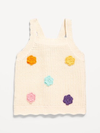Applique Sweater-Knit Tank Top for Toddler Girls | Old Navy (US)