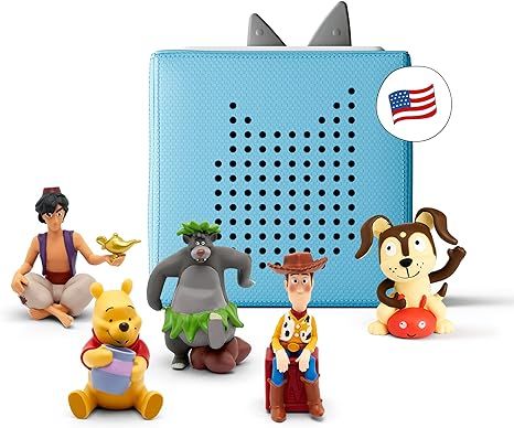 Toniebox Audio Player Starter Set with Woody, Baloo, Aladdin, Winnie The Pooh, and Playtime Puppy... | Amazon (US)