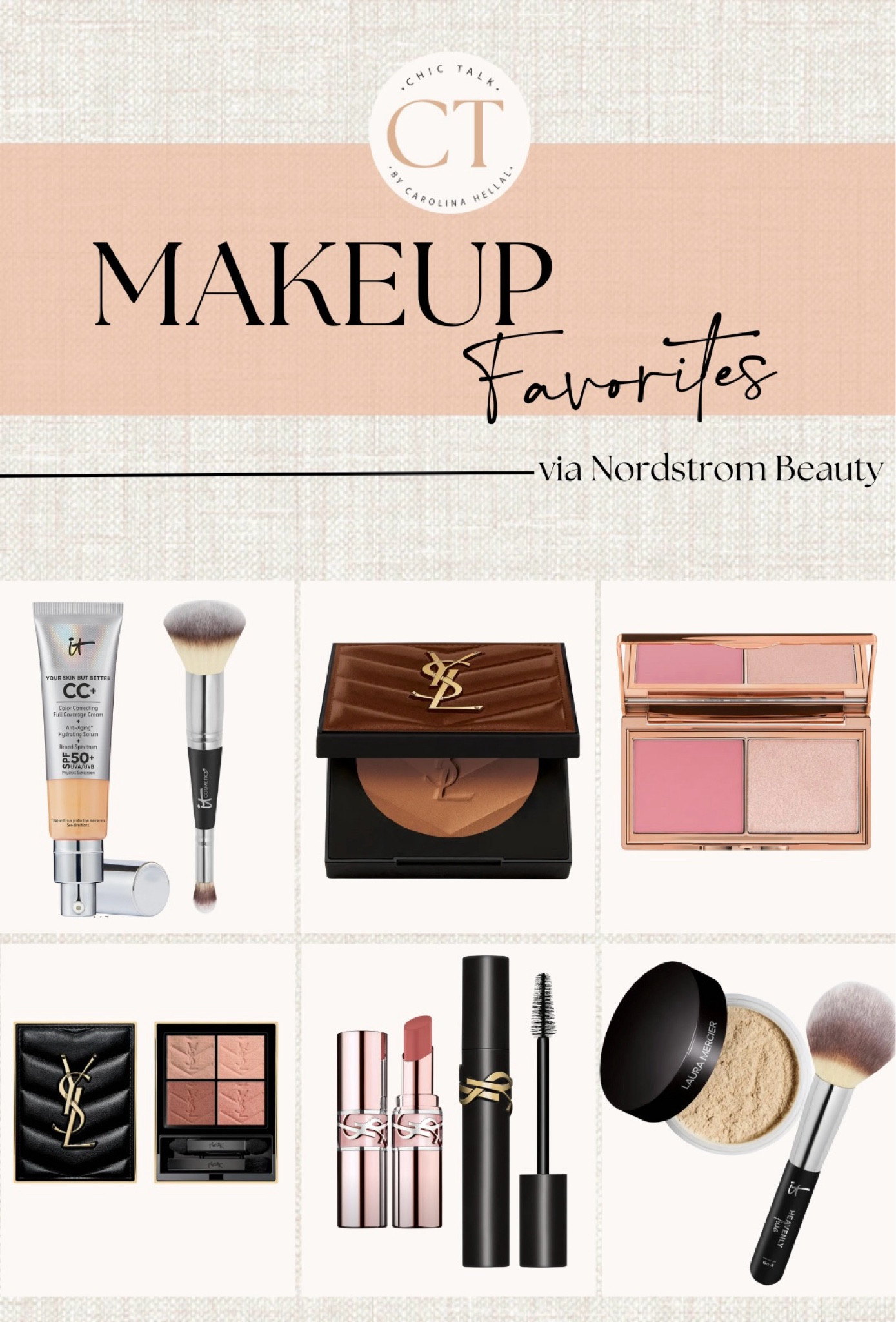 Makeup favorites via Nordstrom Beauty! 
Beauty, makeup, YSL Beauty, Nordstrom b beauty 

#LTKBeauty #LTKStyleTip
