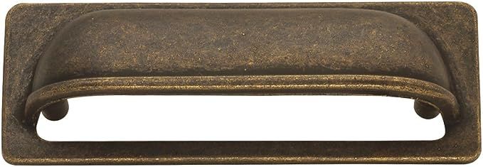 Hickory Hardware PA1023-WOA Oxford Antique Cup Cabinet Pull, 3-Inch, Windover Antique | Amazon (US)