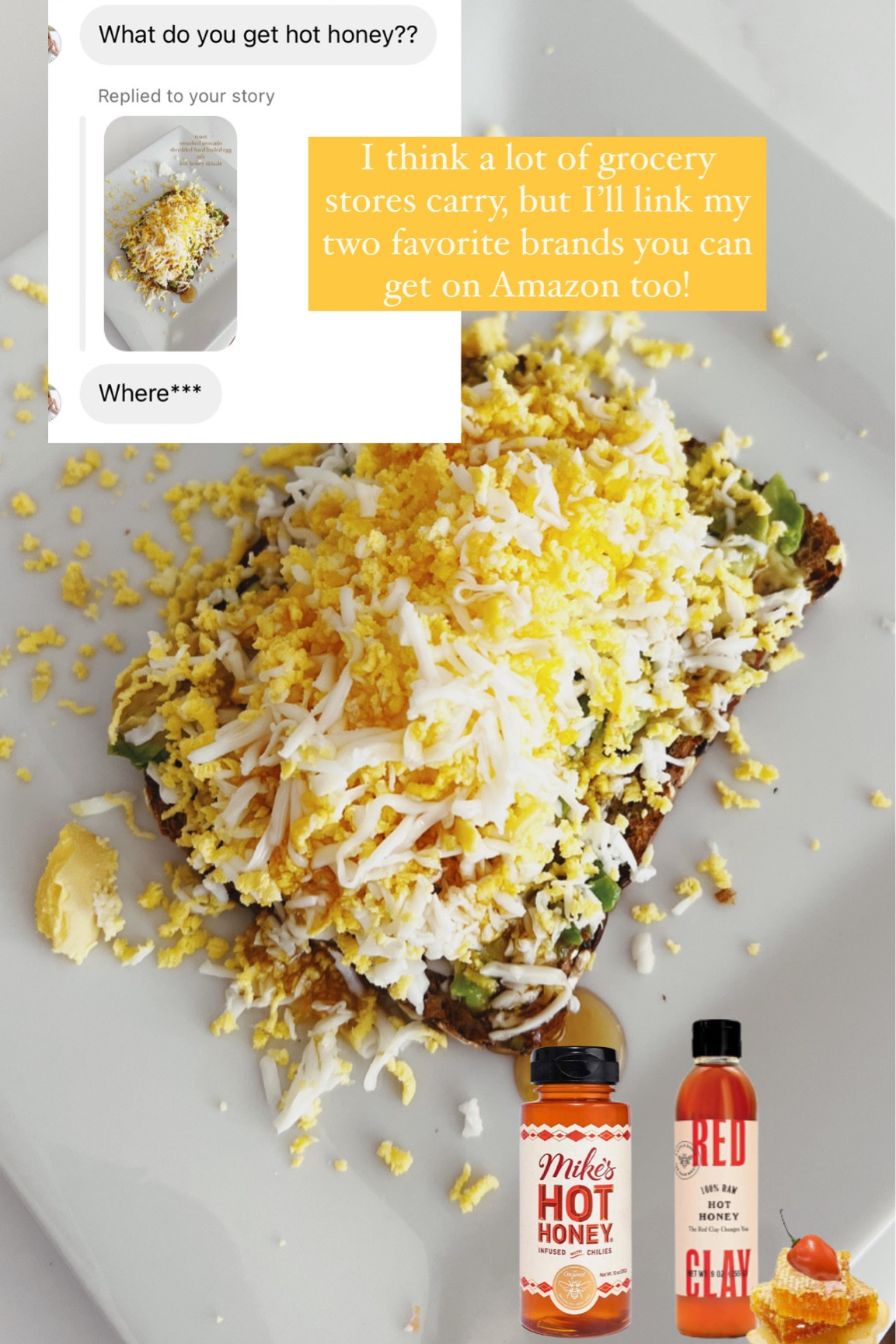 hot honey request - good on basically everything, but amazing on pizza and this avocado egg toast! 



#LTKhome #LTKunder50