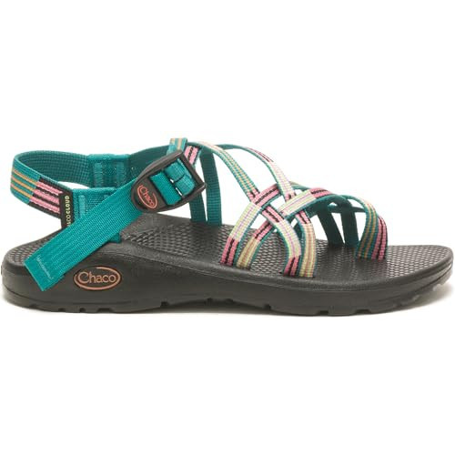 Chaco Women's Zx/2 Cloud Outdoor Sandal, Line Hang Teal, 11 | Amazon (US)