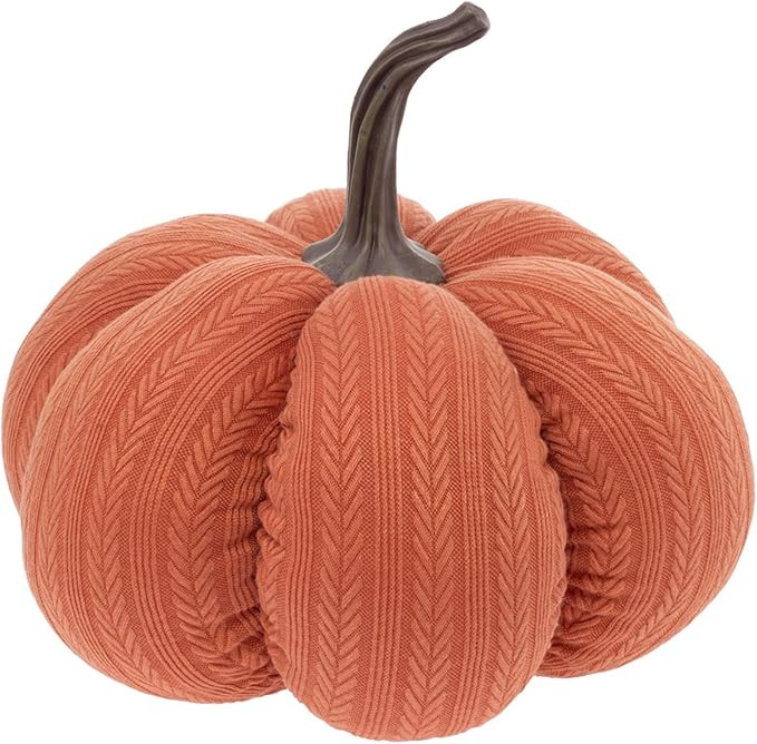 Boston International Fabric Pumpkin Tabletop Mantel Shelf Fall Autumn Thanksgiving Halloween Deco... | Amazon (US)