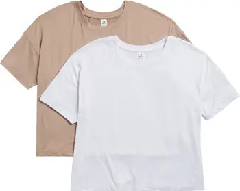 2-Pack Deluxe Cropped T-Shirts | Nordstrom Rack