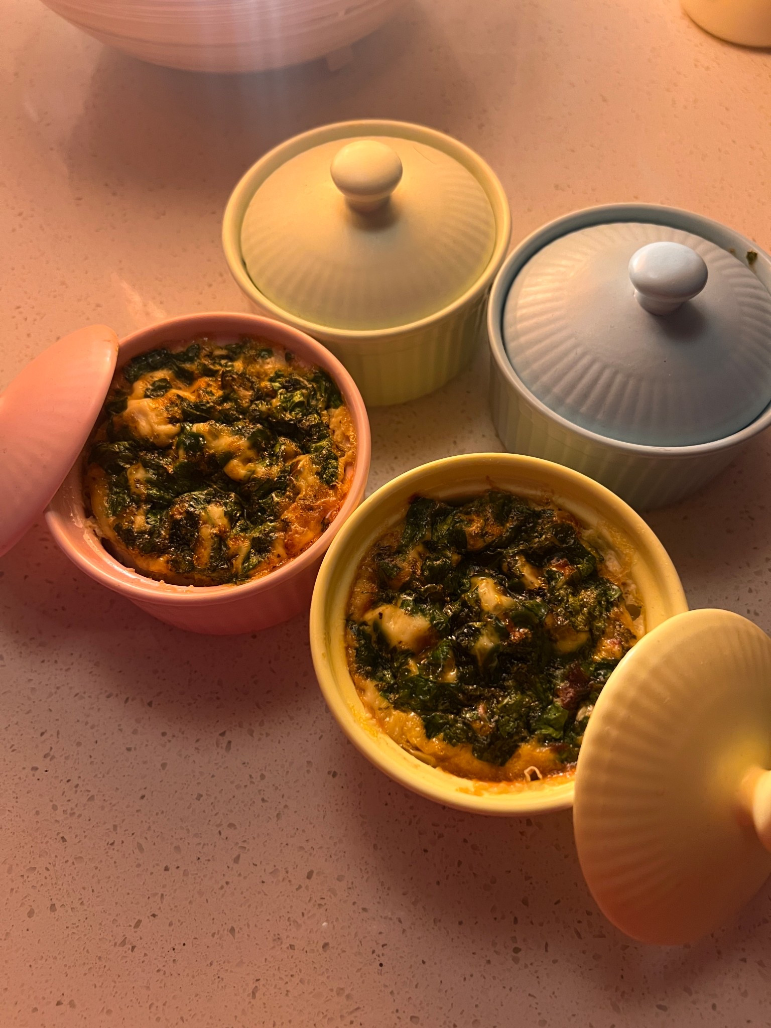 Made some delicious egg bites with these adorable little ceramic ramekins! Love the pastel colors 💛

#AmazonFinds #AmazonKitchen #Baking #Cooking

#LTKfoodie #LTKfitnessgoals #LTKHome
