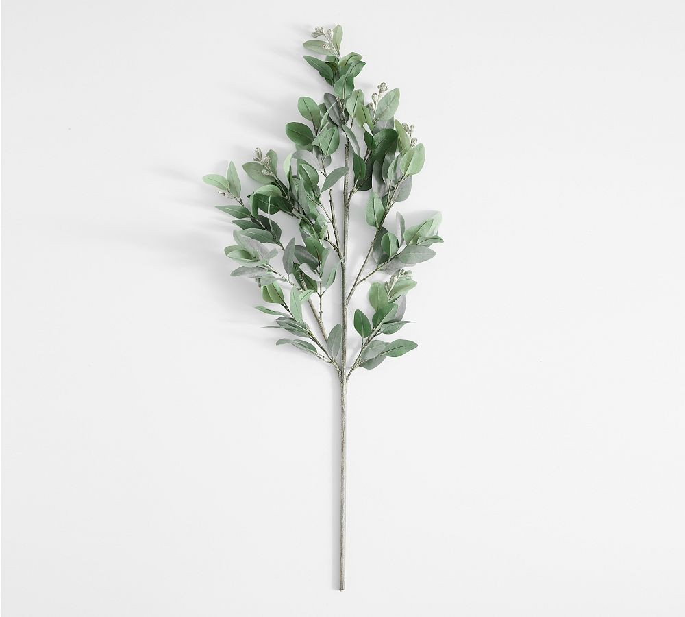 Faux Oversized Faded Eucalyptus Branch | Pottery Barn (US)