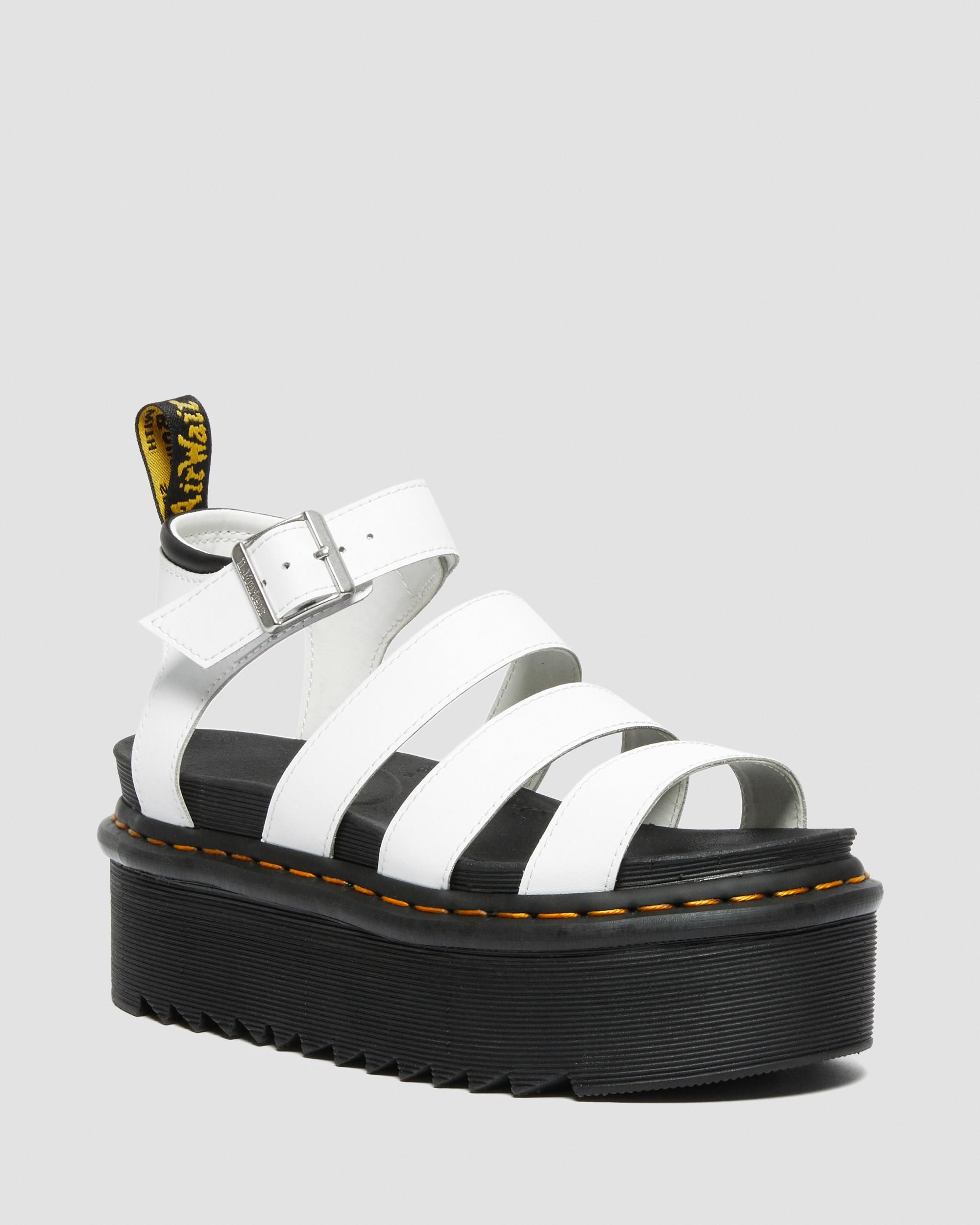 Blaire Hydro Leather Platform Strap Sandals | Dr. Martens