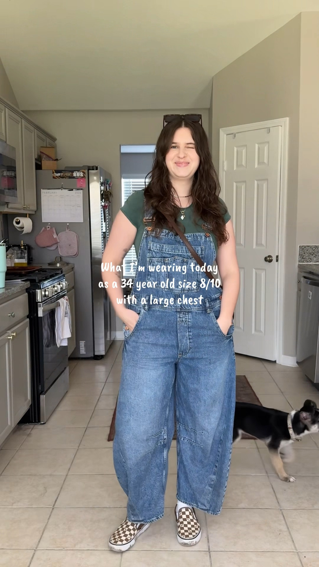 Styling barrel pant overalls today! 

#LTKootd #LTKMidsize