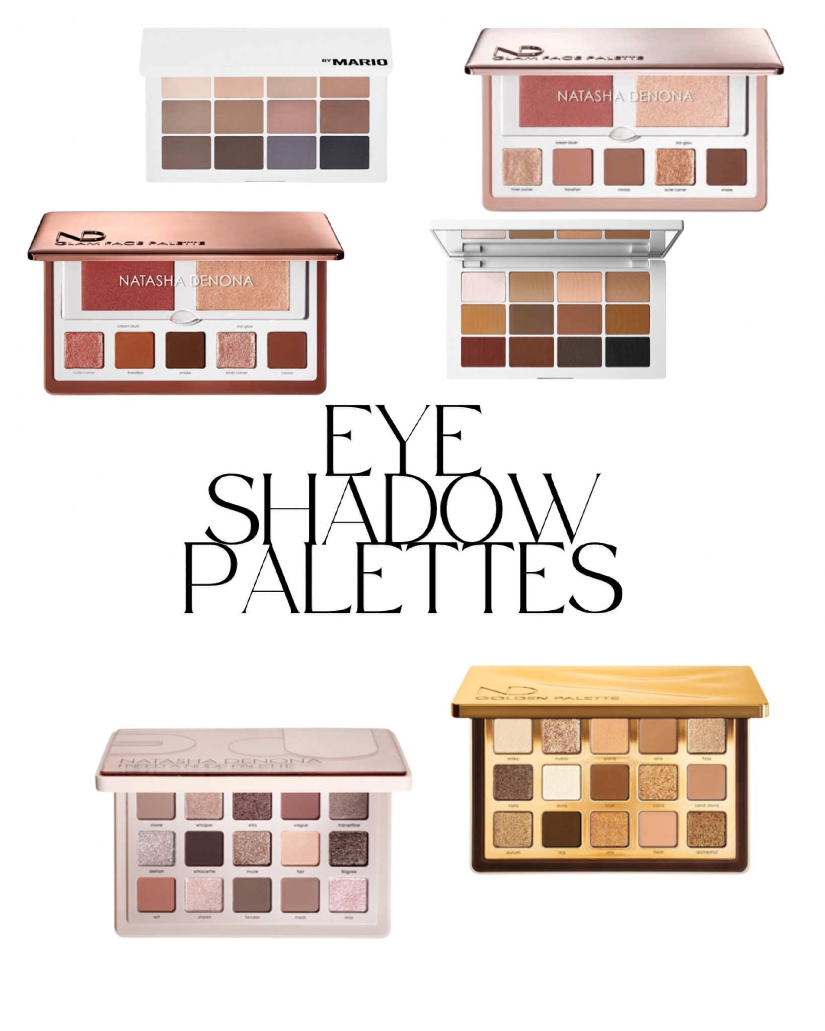 These will forever be goated in my kits and in my own personal collection 

Warm, cool and neutral tones 

#LTKFindsUnder100 #LTKBeauty #LTKWedding