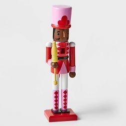 11.5&#34; Wood Nutcracker Red/Pink - Wondershop&#8482; | Target