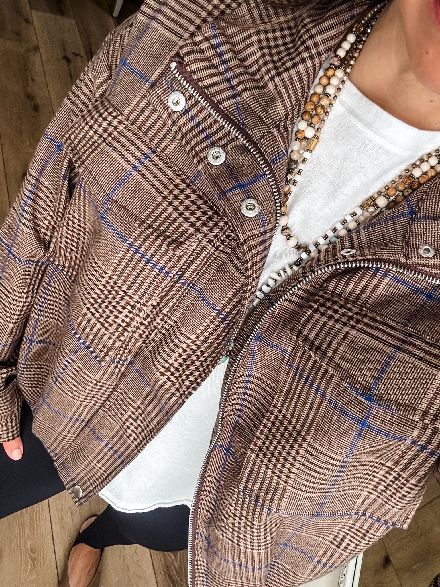 Small plaid jacket. Fall jacket.

#LTKOver40