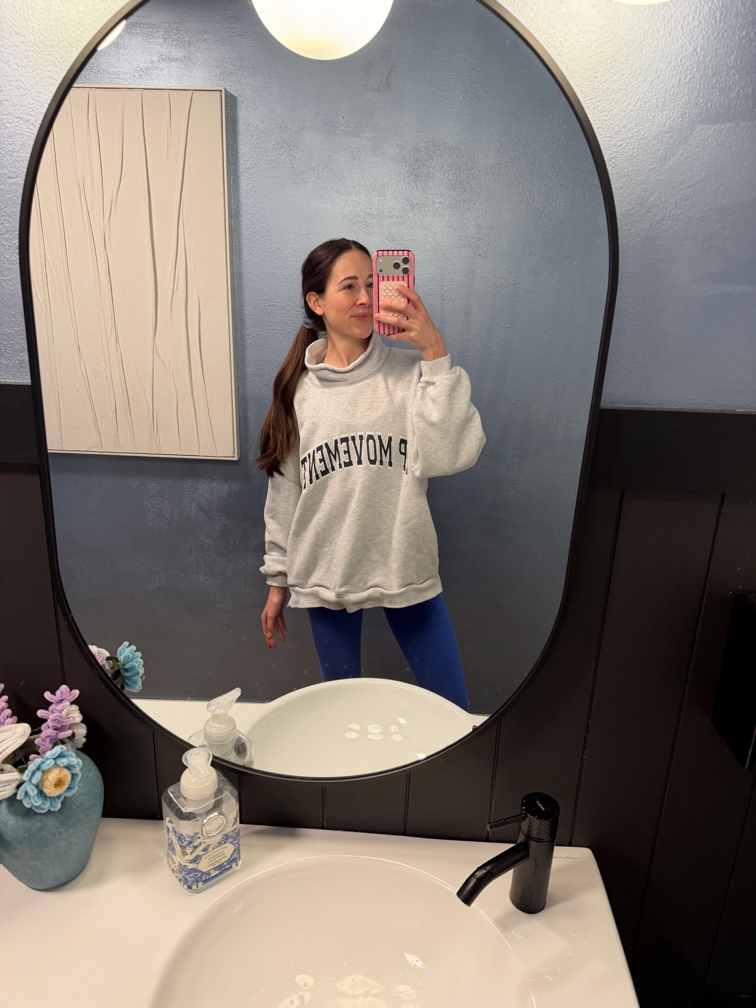 pre Pilates selfie!! Crew and phone case 🔗 !!

#LTKfitnessgoals #LTKootd #LTKmomlife