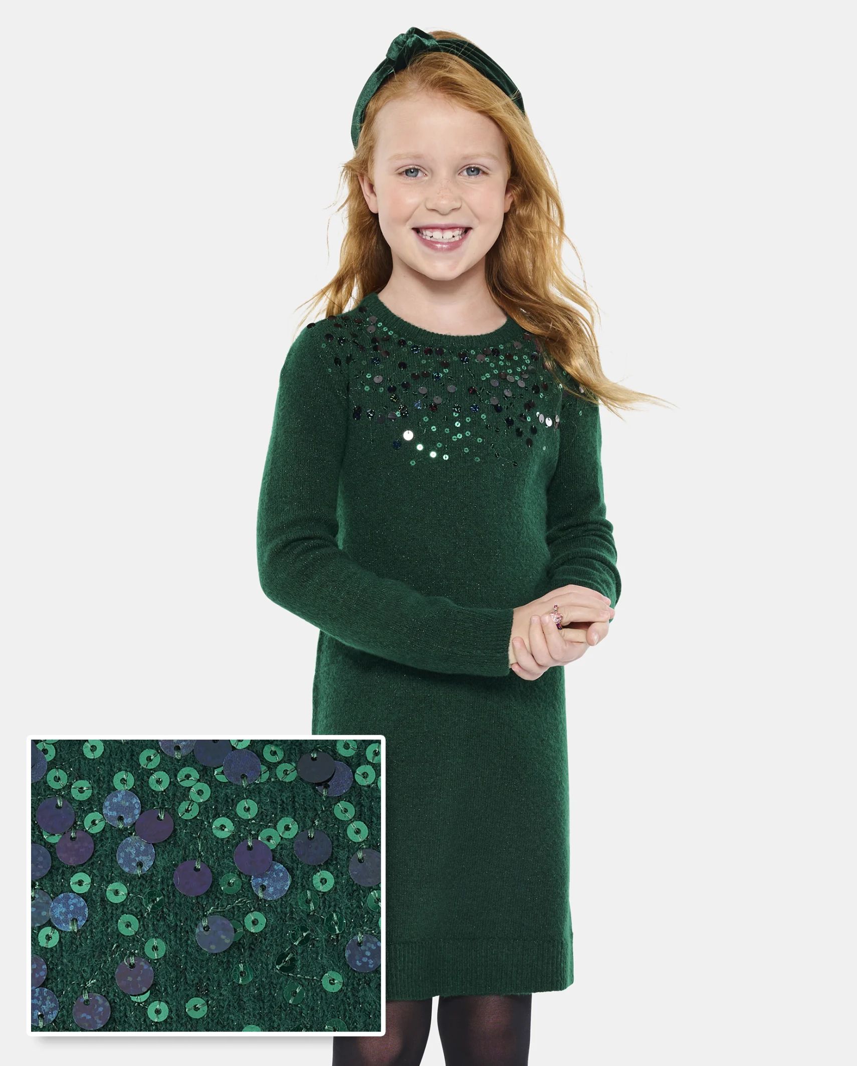 Girls Sequin Sweater Dress - spruceshad | The Children's Place