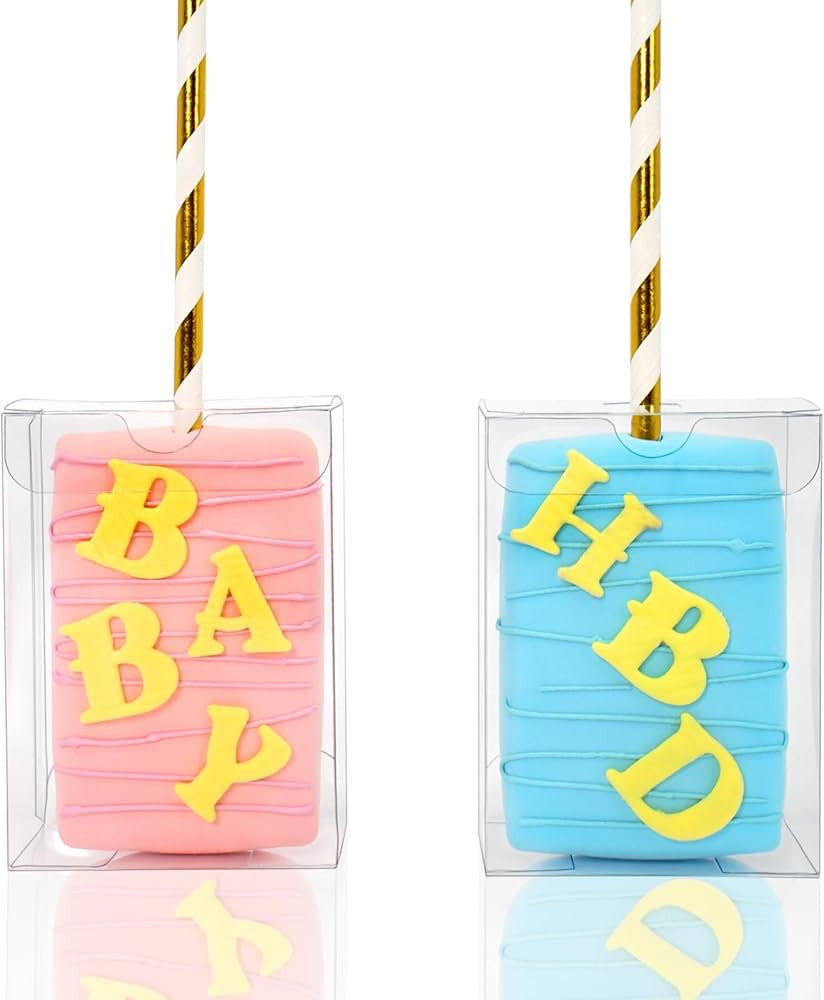 35pcs 3.5"x 2.5"x 1.38" Clear Rice Krispie Treat Boxes: Cakesicle Boxes Clear Favor Boxes Macaron... | Amazon (US)