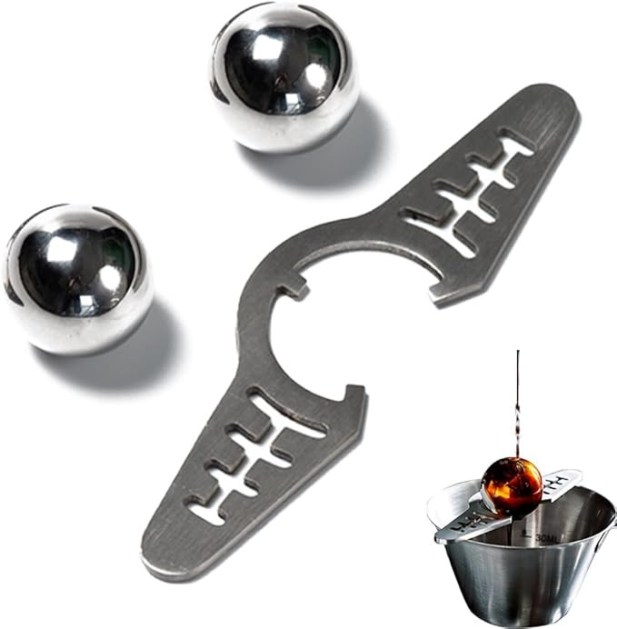 2pic Espresso Frozen Ball for Espresso Coffee Espresso Cooling Tool Stainless Steel Chiller Ball/... | Amazon (US)